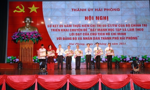 TP. Hải Phòng sơ kết 5 năm thực hiện Chỉ thị số 05-CT/TW của Bộ Chính trị khóa XII